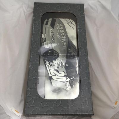 (83) NASCAR | Tony Stewart Black and White Metal Plaque