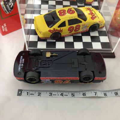 (94) NASCAR | Victory Lane Display and 1:24 Scale Die Cast Banks