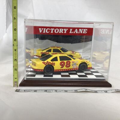 (94) NASCAR | Victory Lane Display and 1:24 Scale Die Cast Banks