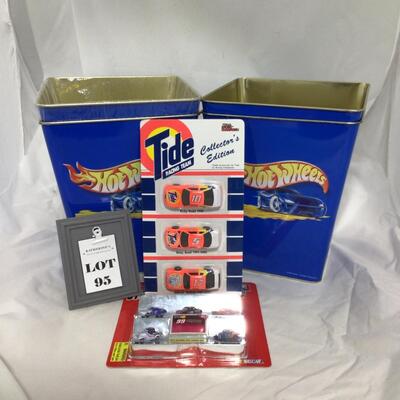 (95) NASCAR | Racing Car Collectibles | Hot Wheels Garbage Cans