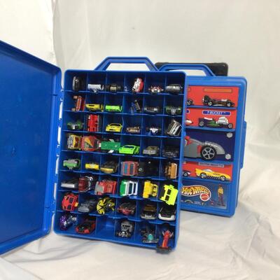 (101) HOT WHEELS | Hot Wheels Car Containers and a Mix of loose cars
