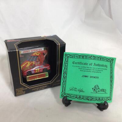 (107) NASCAR | Signed Jimmy Spencer Racing Champions 1994 Premier Edition