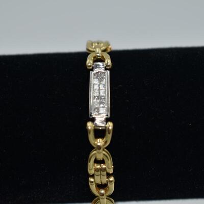 18kt Gold & Diamond Bracelet