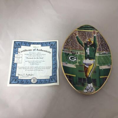 (118) PACKERS | Bradford Exchange Brett Favre Plate Collection