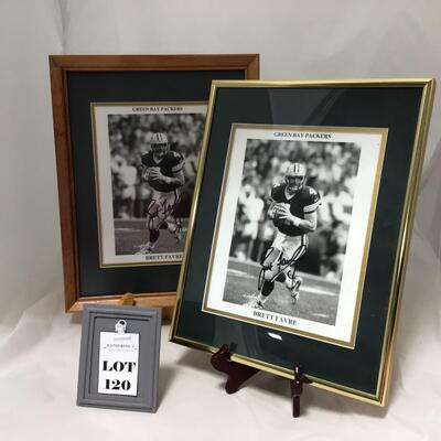 (120) Packers Signed Brett Farve Photographs