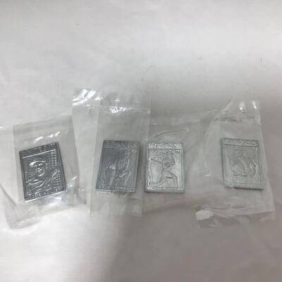 (124) TOPPS | Metal Collector Baseball Miniature Cards
