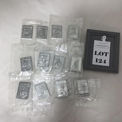 (124) TOPPS | Metal Collector Baseball Miniature Cards