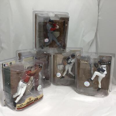 (133) BASEBALL | Kevin Youkilis, Chien-Ming Wang, Jorge Posada, and Carlos Lee Figures