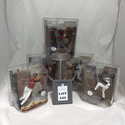 (133) BASEBALL | Kevin Youkilis, Chien-Ming Wang, Jorge Posada, and Carlos Lee Figures