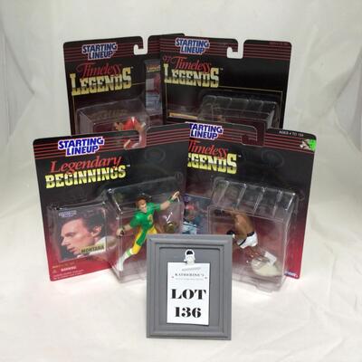 (136) STARTING LINEUP | Joe Montana, Sugar Ray Lenard, Geordie Howe, and Mahabad Ali Figure