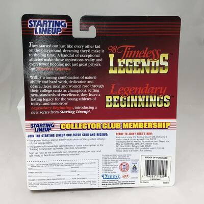(136) STARTING LINEUP | Joe Montana, Sugar Ray Lenard, Geordie Howe, and Mahabad Ali Figure