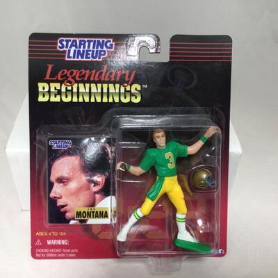 (136) STARTING LINEUP | Joe Montana, Sugar Ray Lenard, Geordie Howe, and Mahabad Ali Figure