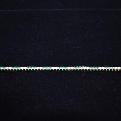 Diamond & Emerald Bracelet