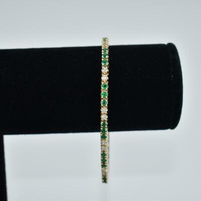Diamond & Emerald Bracelet