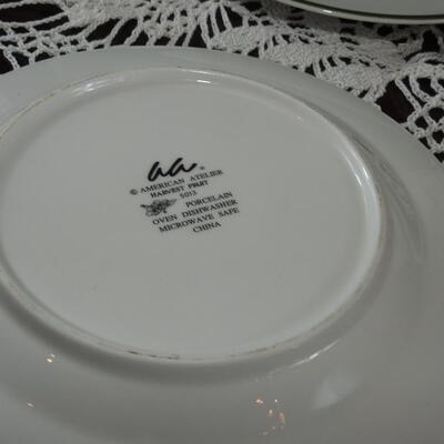 American Atelier Harvest Fruit Dessert Plates