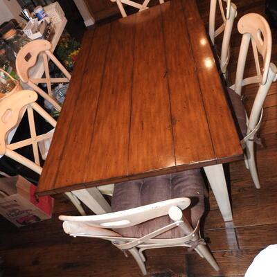 Farmhouse  Table and Chairs by Pier1