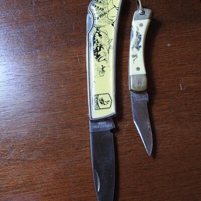 Couple of Lockback Game Knives