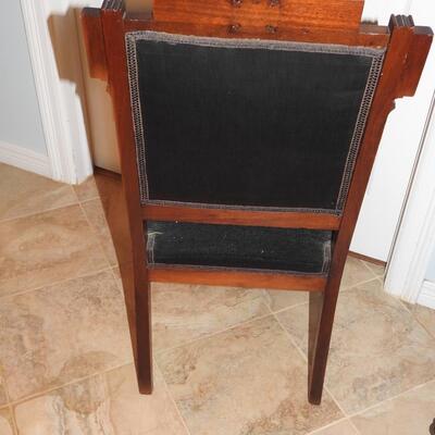 Antique Needlepoint Victorian Chair