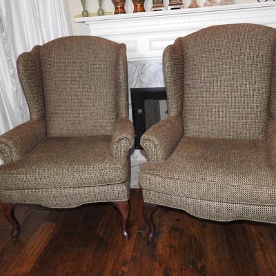 Pair of Hooker Wingback Chairs