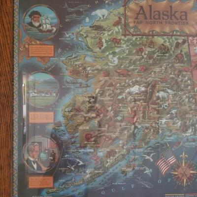Alaska far North Frontier framed  artwork