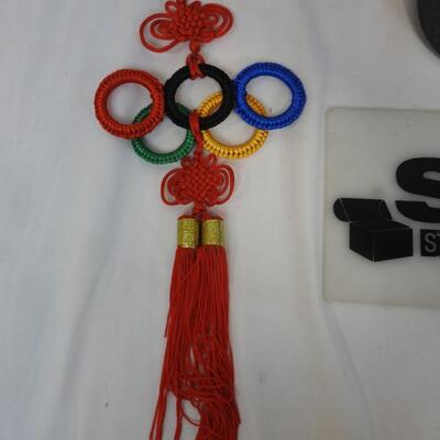 Olympics Memorabilia: Stuffed Wenlock, Mug, Baseball Cap, Two Ornaments
