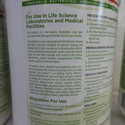 3 Boxes of Preempt Wipes, Expired 12/21, Laboratory Wipes, Unopened