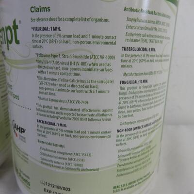 3 Boxes of Preempt Wipes, Expired 12/21, Laboratory Wipes, Unopened