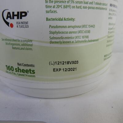 3 Boxes of Preempt Wipes, Expired 12/21, Laboratory Wipes, Unopened
