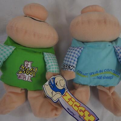 5 Stuffed Animals, Kellytoy Ziggy Stuffed Animals, 2 Bunnies