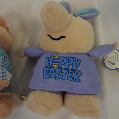 5 Stuffed Animals, Kellytoy Ziggy Stuffed Animals, 2 Bunnies