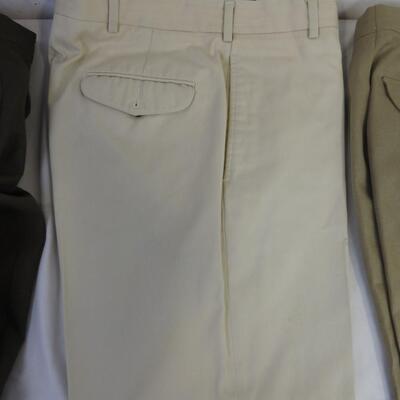 4 pc Apparel, 3 Pairs of Dress Pants, L.L. Bean Traveler, Joseph Abboud Jacket