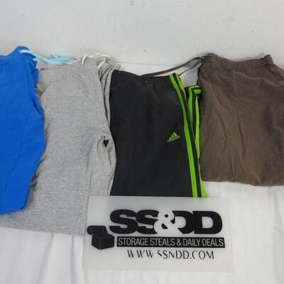5 Pairs of Pants, Sweatpants, Capris, Adidas, Croft & Barrow, Southpoint