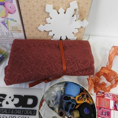 14 pc Crafts, Foam, D.I.Y. Bath Bombs, Sewing Supplies