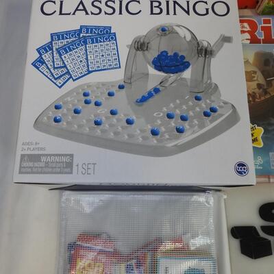 17 pc Games and Books, Learning Books, Spiral Art, Risk Junior, Bingo
