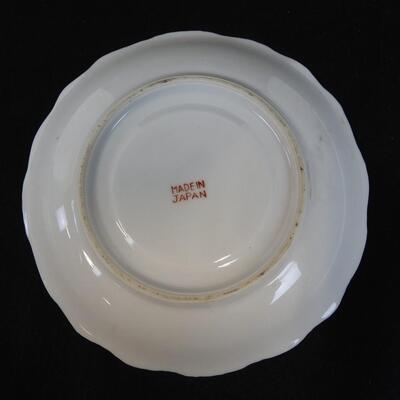 3 Plates and Small Teacups - Made in Japan, Matching Sets of Floral Designs