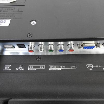 18 Inch Element Television Set, TV Remote, USB, VGA and HDMI Inputs, Works