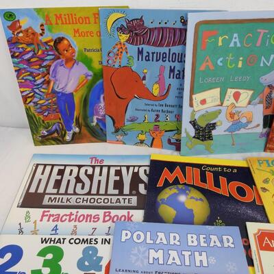 20 Children's Math Counting Books: How many snails? to Hershey's Fraction Book