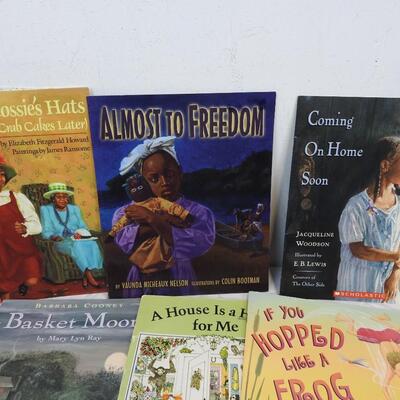 18 Childrens Books: Almost to Freedom and Coming On Home Soon to Strega Nona