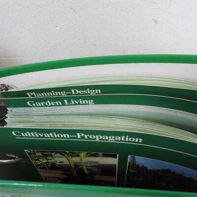 3 Volume Complete Successful Gardening Handbook Binders, Good Condition