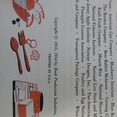 2 Vintage Volumes of Cooking Magic 1954 Copies, Good Condition Cookbooks