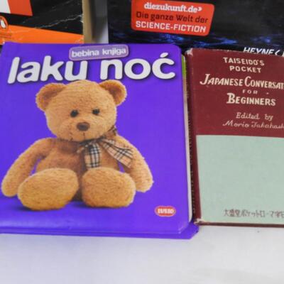12 Miscellaneous Language Books: Kids to Novels, Italian, German and Japanese