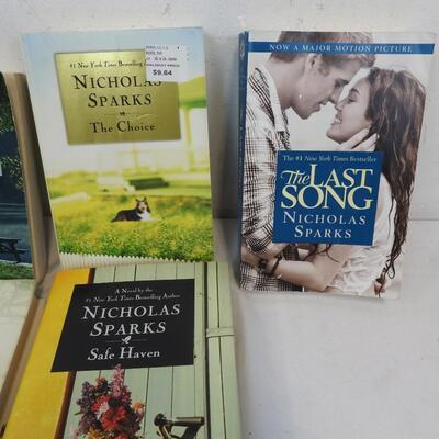 4 Fiction Nicholas Sparks Books: The Notebook -to- Safe Haven
