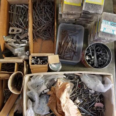 Nails, screws, etc
