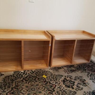 Wood desk tops