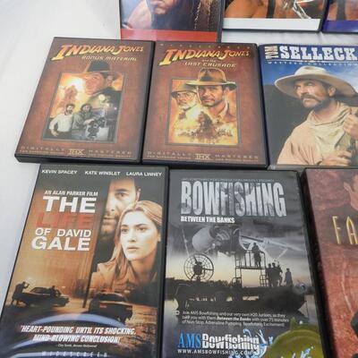 14 Movie DVD's: Stallone First Blood -to- Far Case Season 3