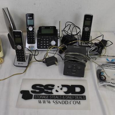 12 pc Electronics: Router, Telephone, Answering Machine, Cordless Telephone, etc