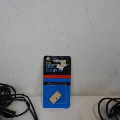 Audio Equipment: Microphones, Cassette Splicing Tape, Many Extension Chords