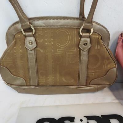 6 Leather Purses, Brown, Pink, White, Blue, Black: Liz Claiborne