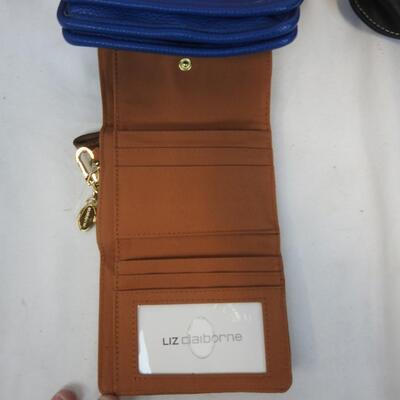 6 Leather Purses, Brown, Pink, White, Blue, Black: Liz Claiborne