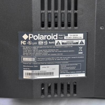 Polaroid 26" TV, Works, No Stand, Built in DVD Player